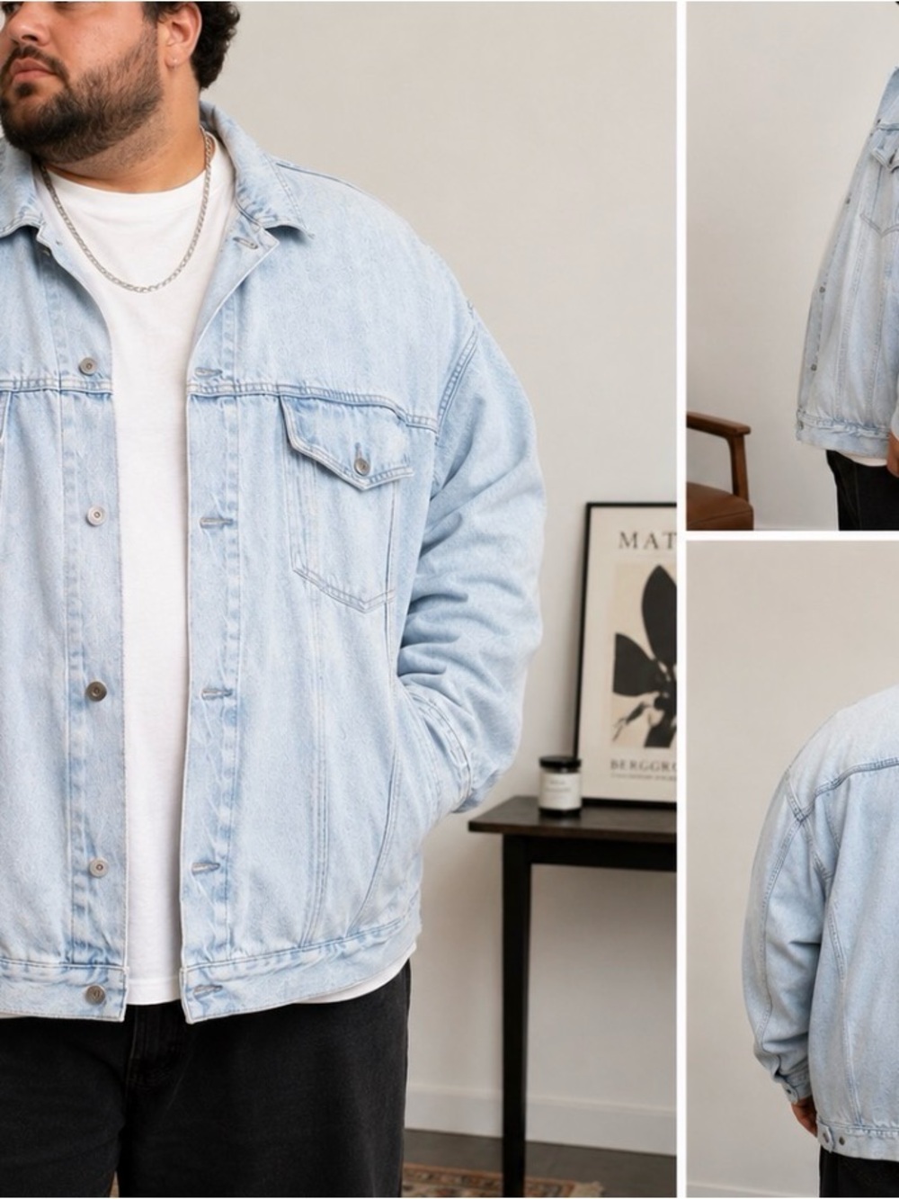 Vintage Todays News Light Wash Denim Jacket Oversized 4XL 90s Streetwear